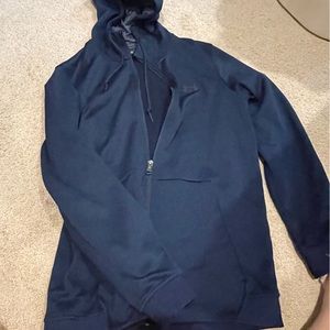 zip- up navy blue under armour